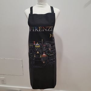 COPY - Firenze/Florence Italy 🇮🇹 Black Cooking Apron